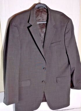 JOS A BANK Men’s Size 36 Blazer Sport Coat Suit Jacket Plaid Wool Vintage